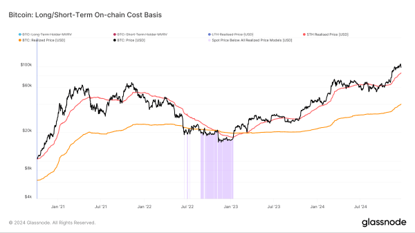 BTC: On Chain Cost Basis (Glassnode)