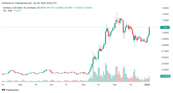 ADA and DOGE Dominate as Crypto Economy Reaches $3.48T Ahead of Weekend