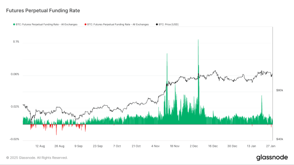 Futures Perpetual Funding Rate (Glassnode)