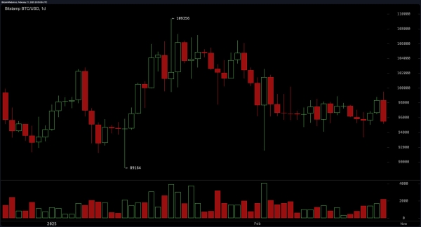 Bitcoin Price Analysis: Bybit Hack Sparks Market Volatility; BTC Tests Key Support at $95,000