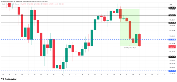 Bitcoin price analysis.