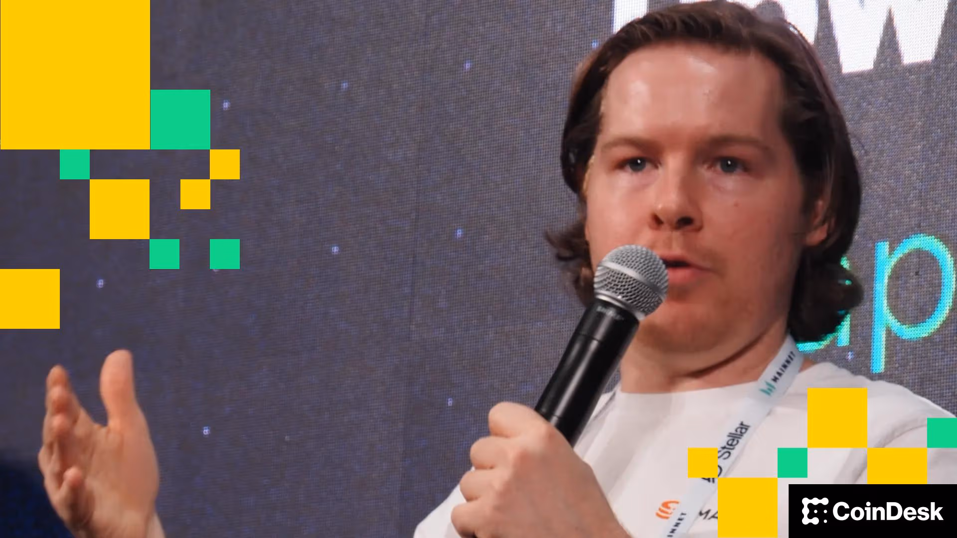 Maple Finance's CEO and co-founder Sid Powell (Danny Nelson, modified by CoinDesk)