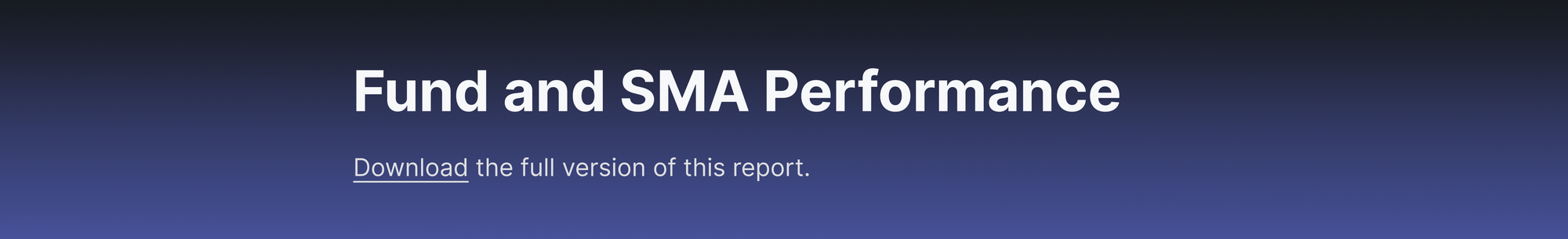 Introducing: Strategic Oversight 14