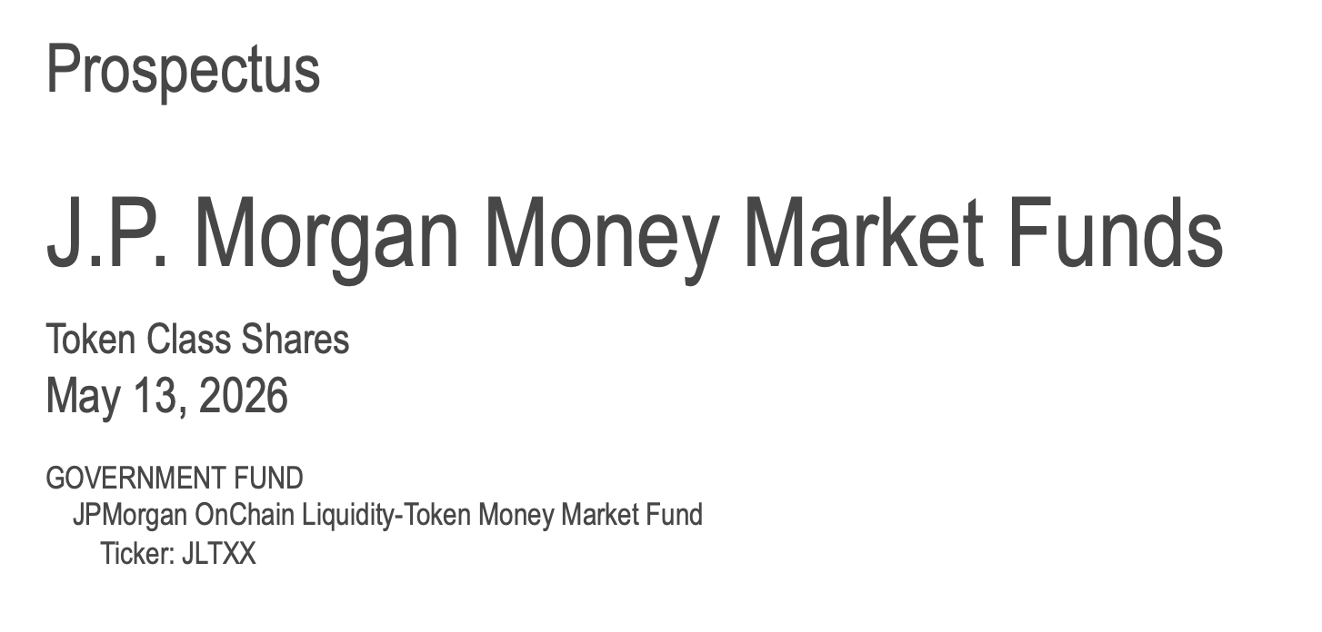 JPM Rolls Out Second Tokenized Fund on Ethereum 4