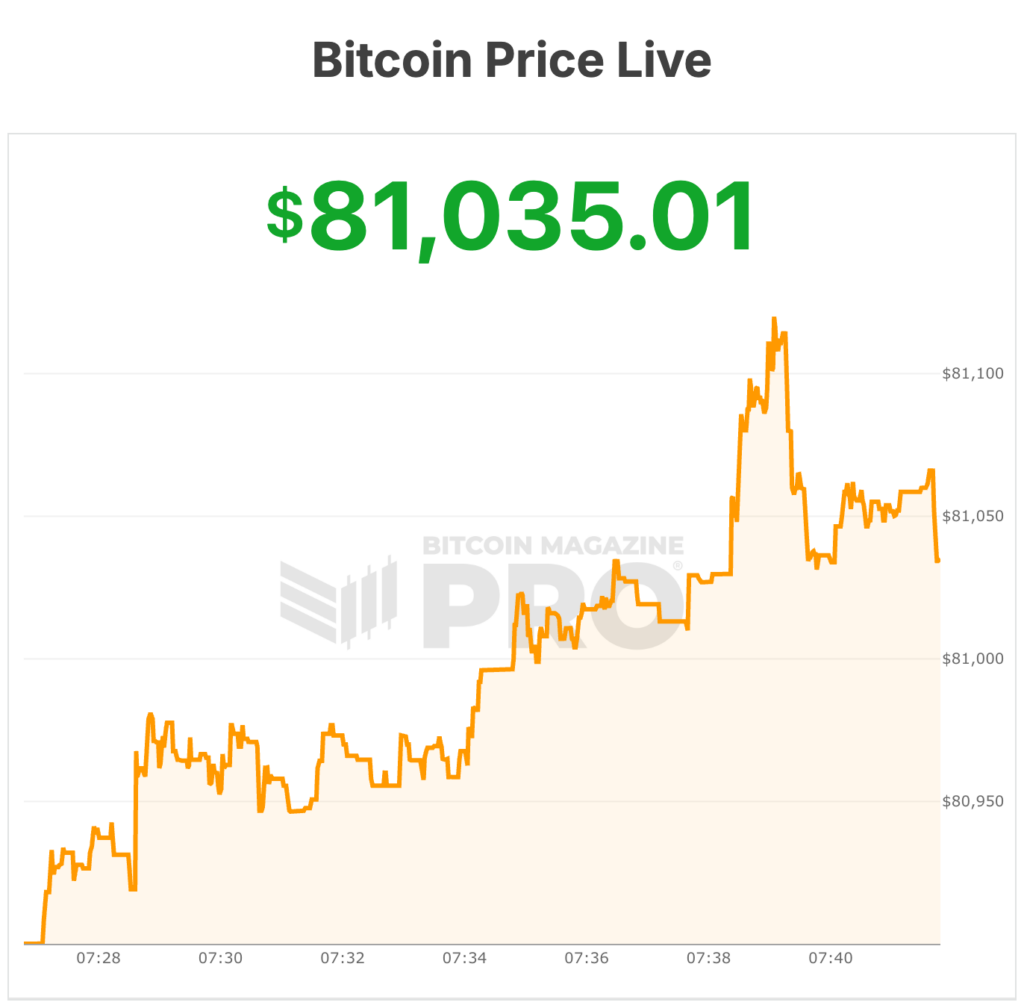 El Precio de Bitcoin Supera los $81,000 Por Primera Vez Desde Enero 10